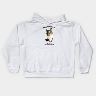 Snickers The Cat - Smile Today Kids Hoodie